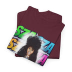 Sza Portrait Graphic Tee — Colorful Retro SZA Fan Shirt