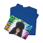Sza Portrait Graphic Tee — Colorful Retro SZA Fan Shirt