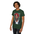 Pac Graphic Photo Tee with Keep Your Head Up Lyrics Text