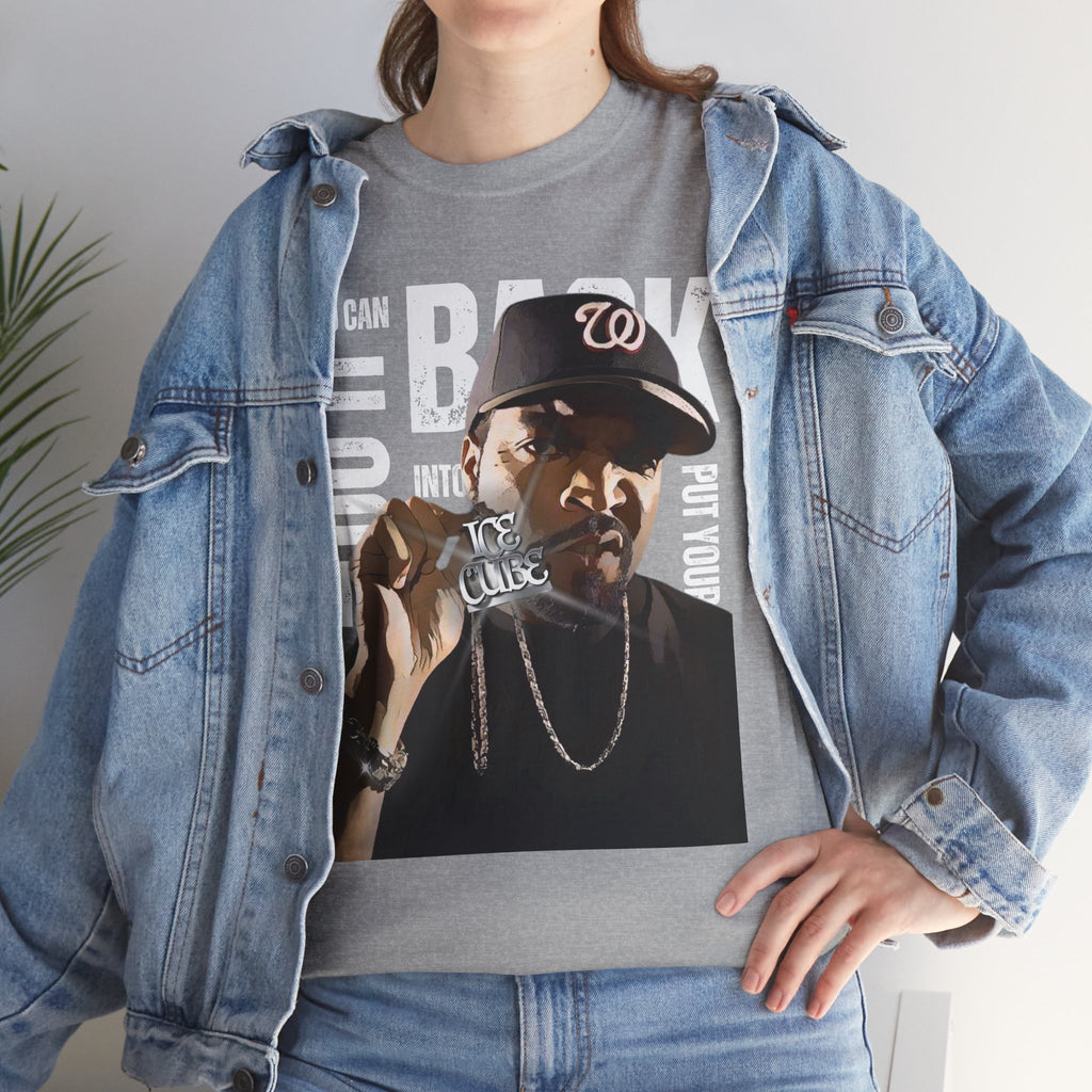 Ice Graphic Tee — "You Can Do It, Put Your Back Into It" Streetwear