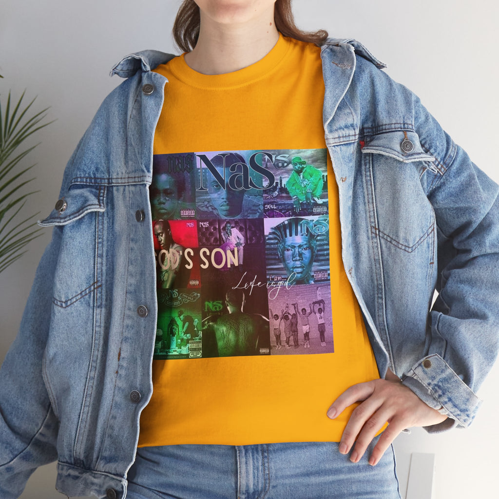 NAS Graphic Tee — Album Covers Retro Collage T-Shirt