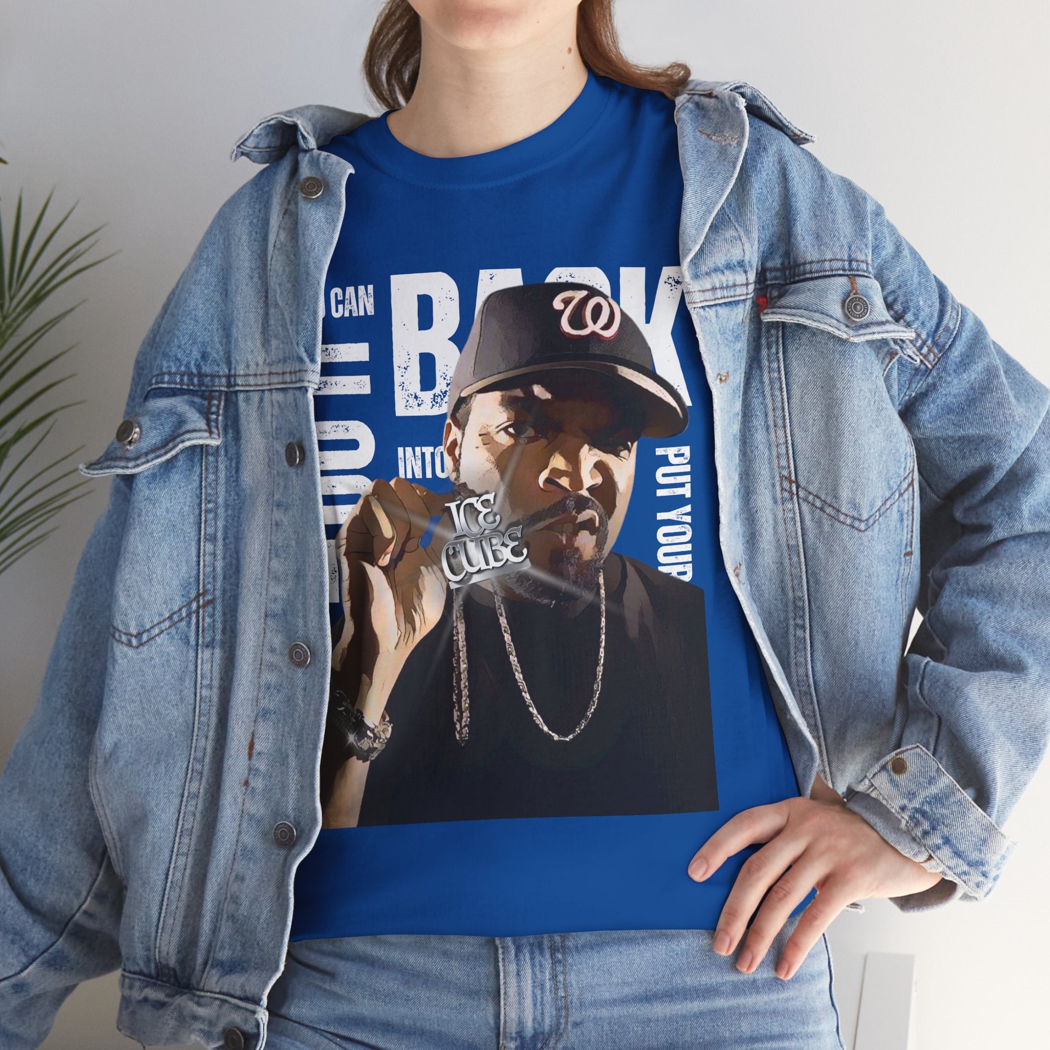 Ice Graphic Tee — "You Can Do It, Put Your Back Into It" Streetwear