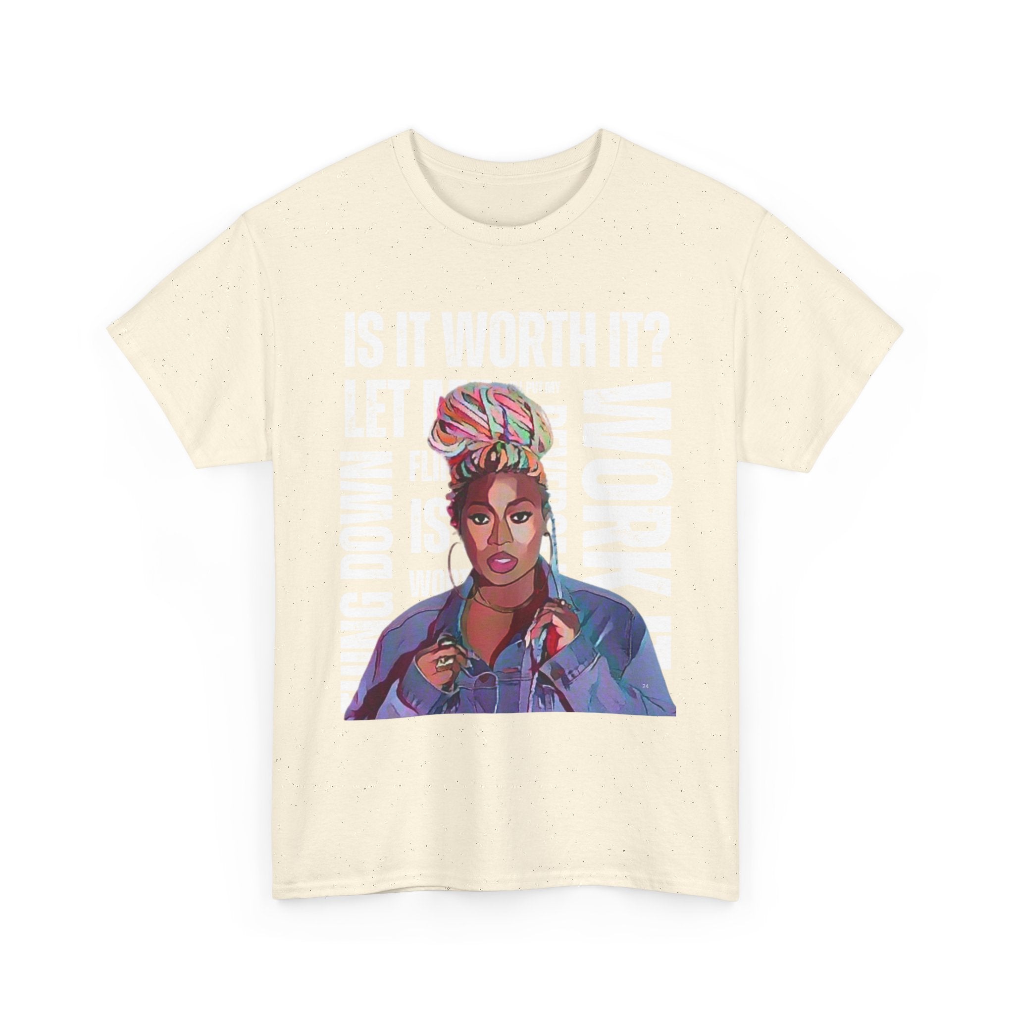 Missy Elliot Graphic Tee — “Is It Worth It? Let me Work It”