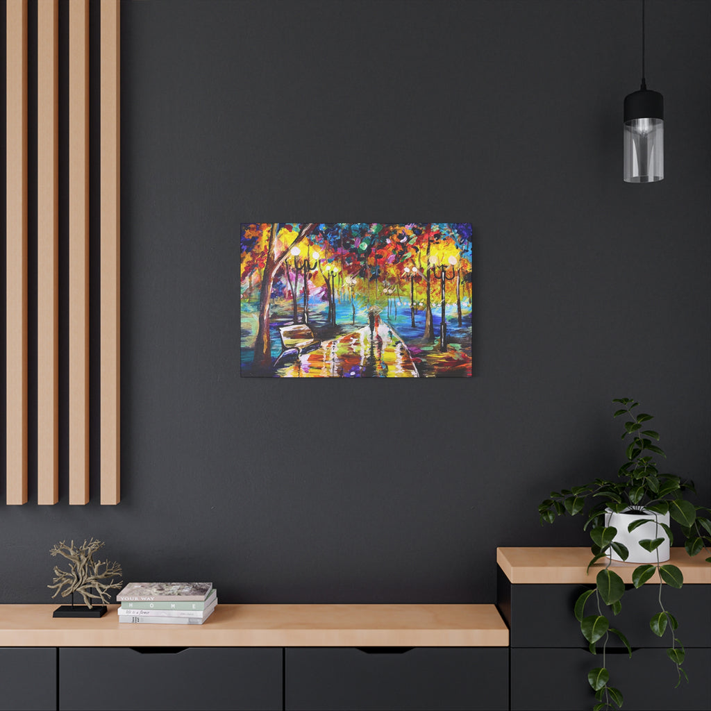 The Calm Storm - Original Colorful Canvas Print