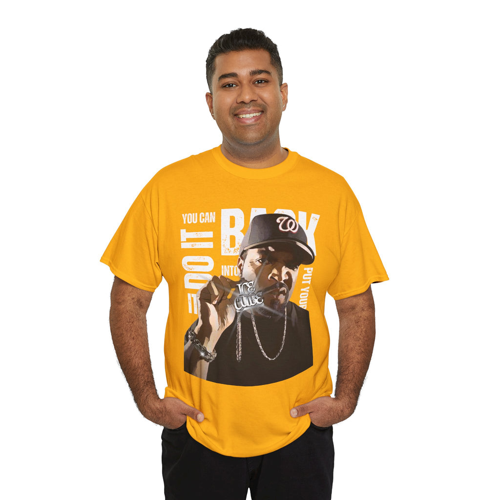 Ice Graphic Tee — "You Can Do It, Put Your Back Into It" Streetwear