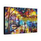 The Calm Storm - Original Colorful Canvas Print