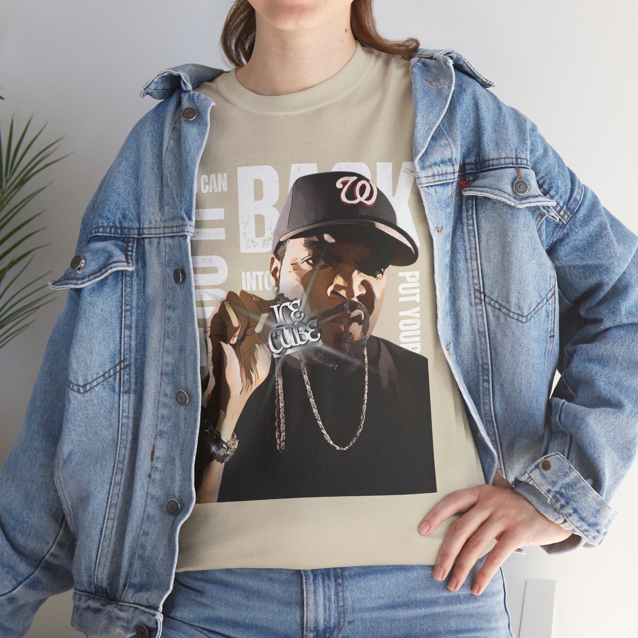 Ice Graphic Tee — "You Can Do It, Put Your Back Into It" Streetwear