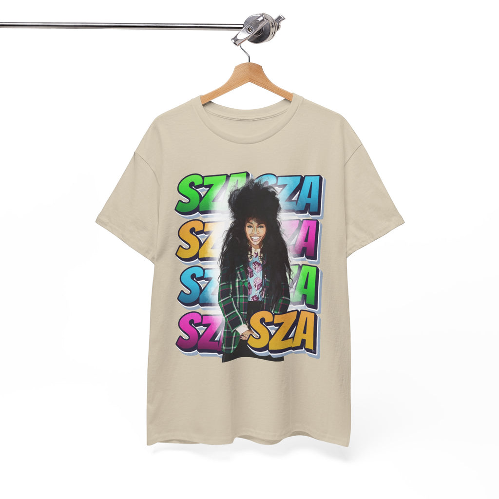 Sza Portrait Graphic Tee — Colorful Retro SZA Fan Shirt