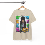 Sza Portrait Graphic Tee — Colorful Retro SZA Fan Shirt