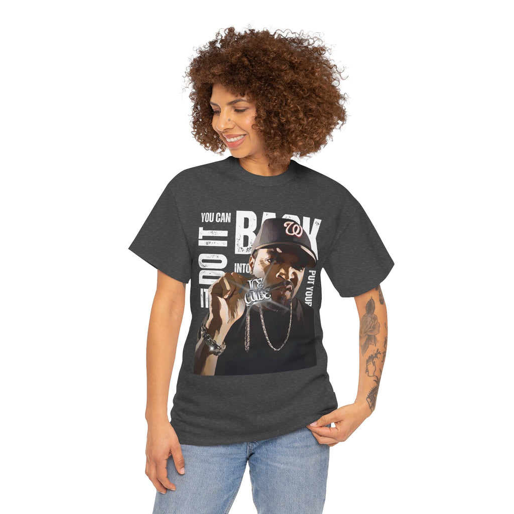 Ice Graphic Tee — "You Can Do It, Put Your Back Into It" Streetwear
