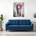 'Unlearnt' - Original Acrylic Painting — Urban Street Art Woman