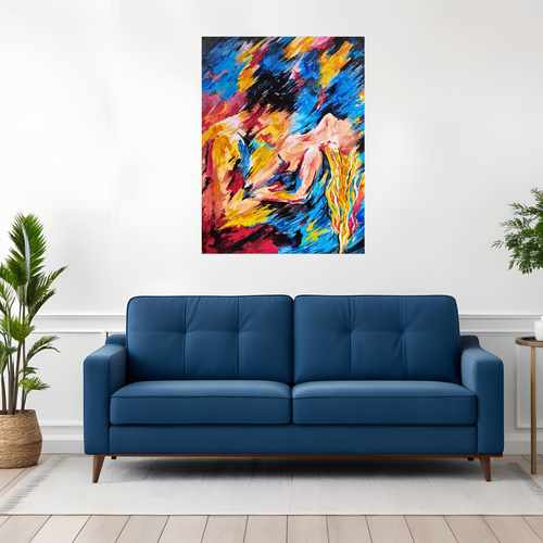 "Desire" - Abstract Expressionist Original Painting