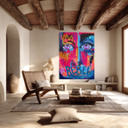 “REBEL” — Bold Contemporary Original Acrylic Painting