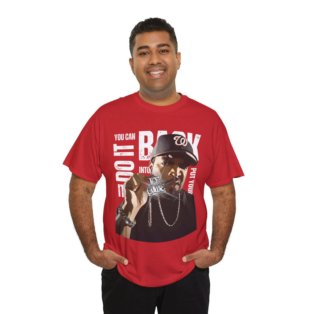 Ice Graphic Tee — "You Can Do It, Put Your Back Into It" Streetwear