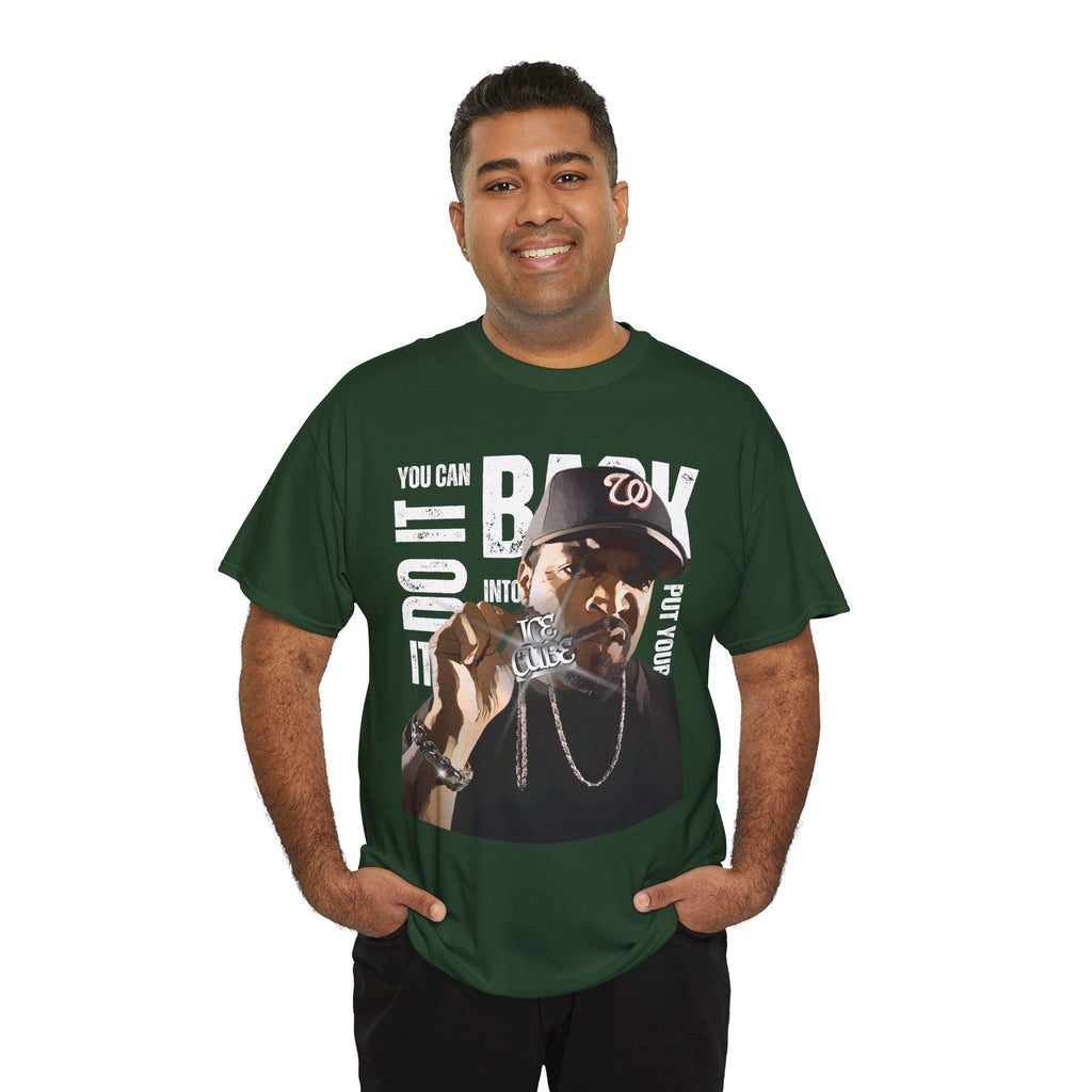 Ice Graphic Tee — "You Can Do It, Put Your Back Into It" Streetwear