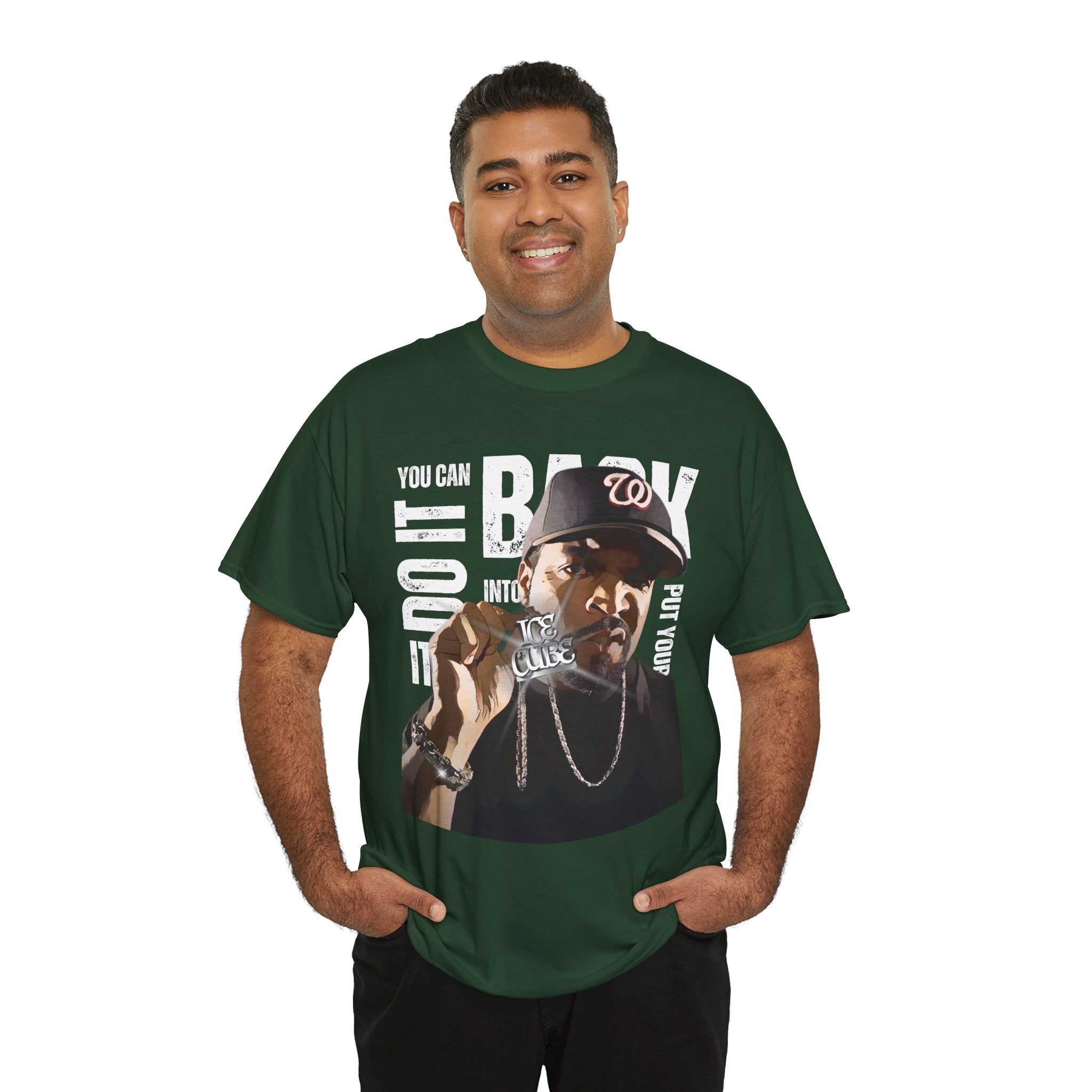 Ice Graphic Tee — "You Can Do It, Put Your Back Into It" Streetwear