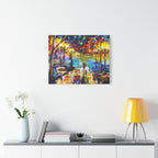 The Calm Storm - Original Colorful Canvas Print