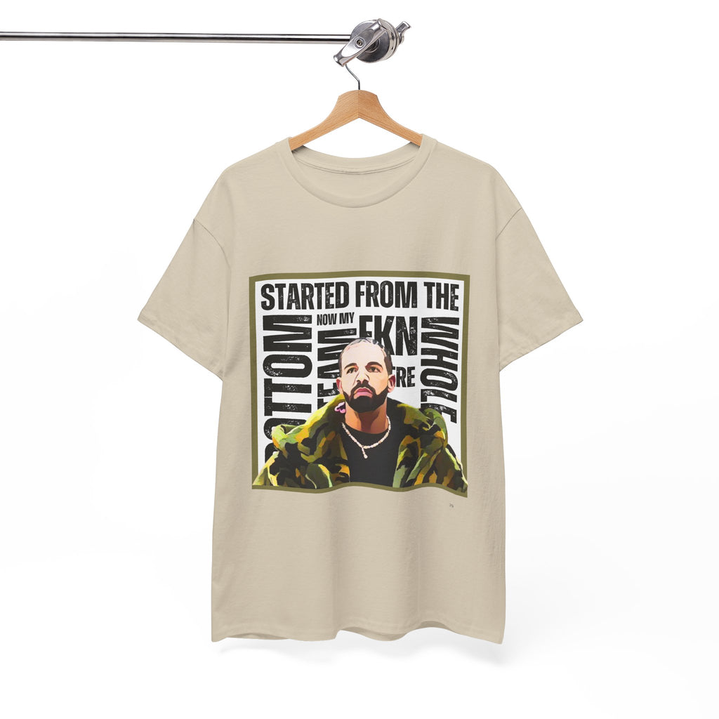 Drake "Started From The Bottom" Graphic Cartoon Tee