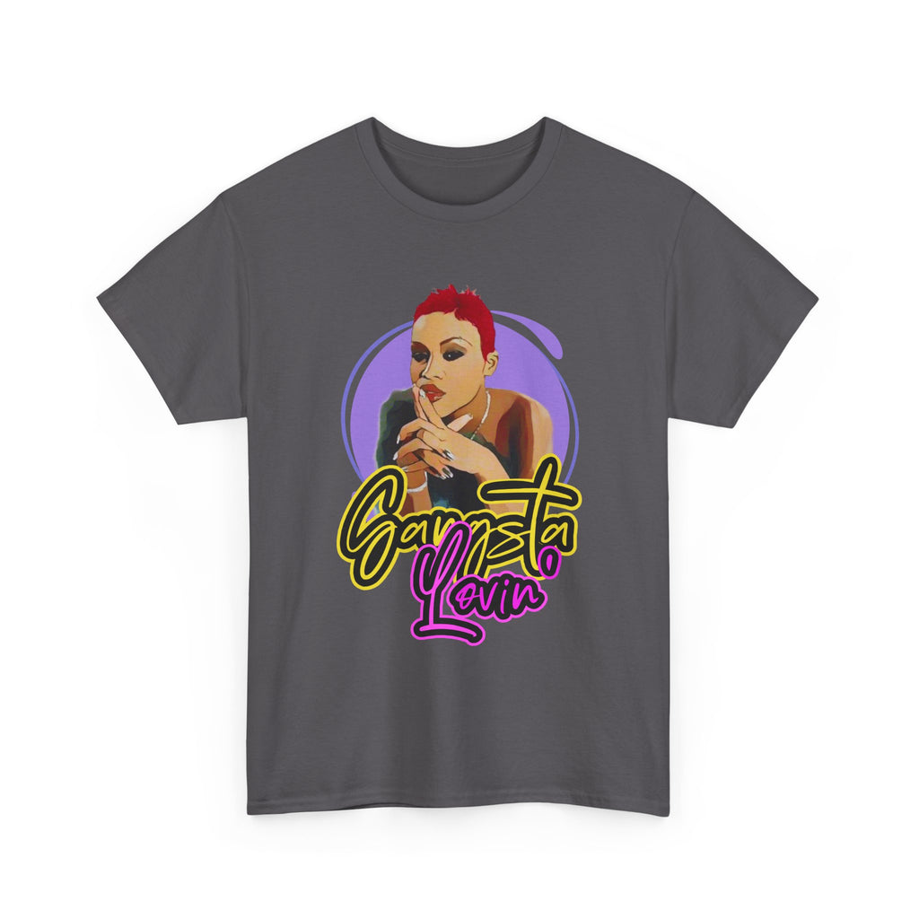 Eve T-Shirt — Gangsta Lovin' Graphic Cartoon Tee (Retro Rap Portrait)
