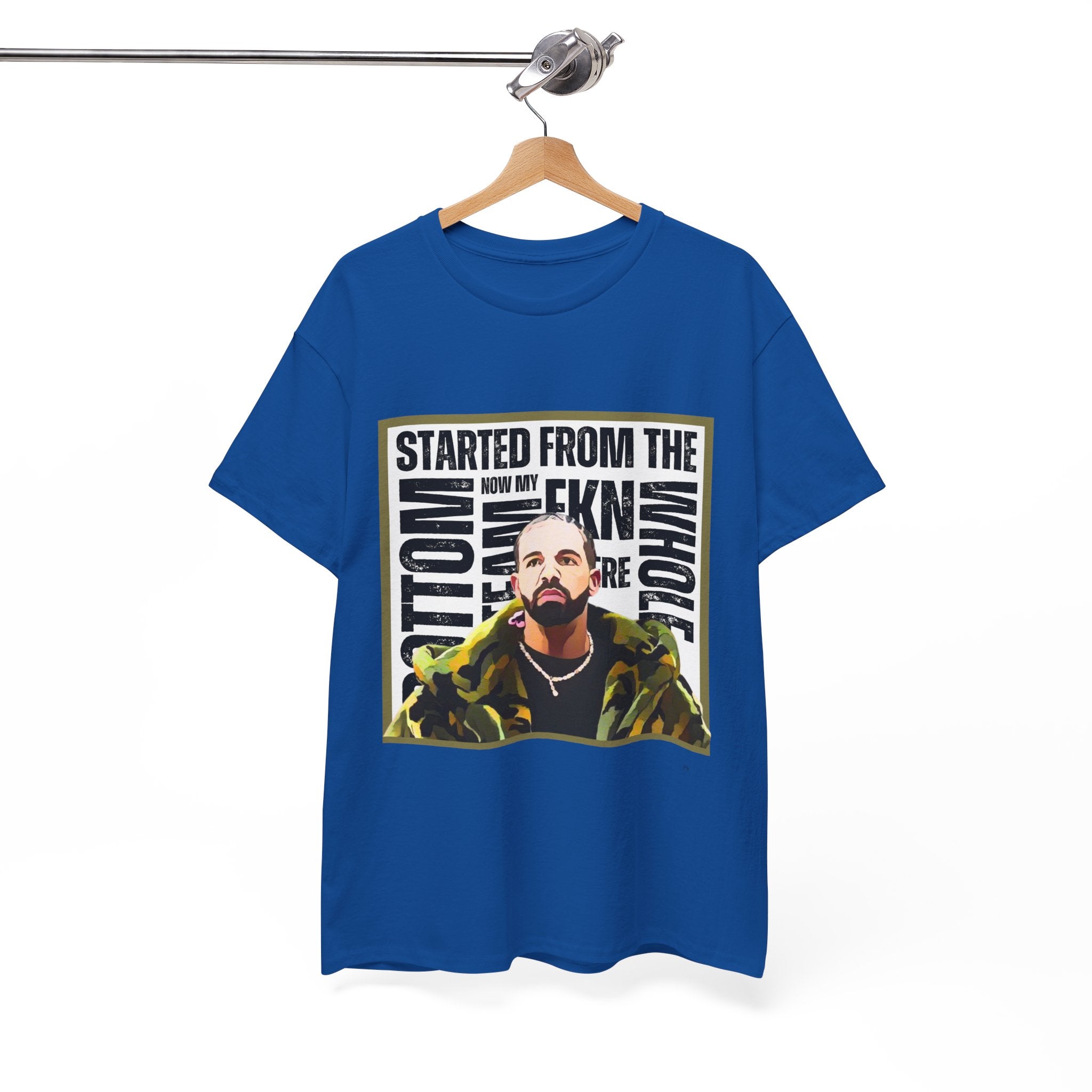 Drake "Started From The Bottom" Graphic Cartoon Tee