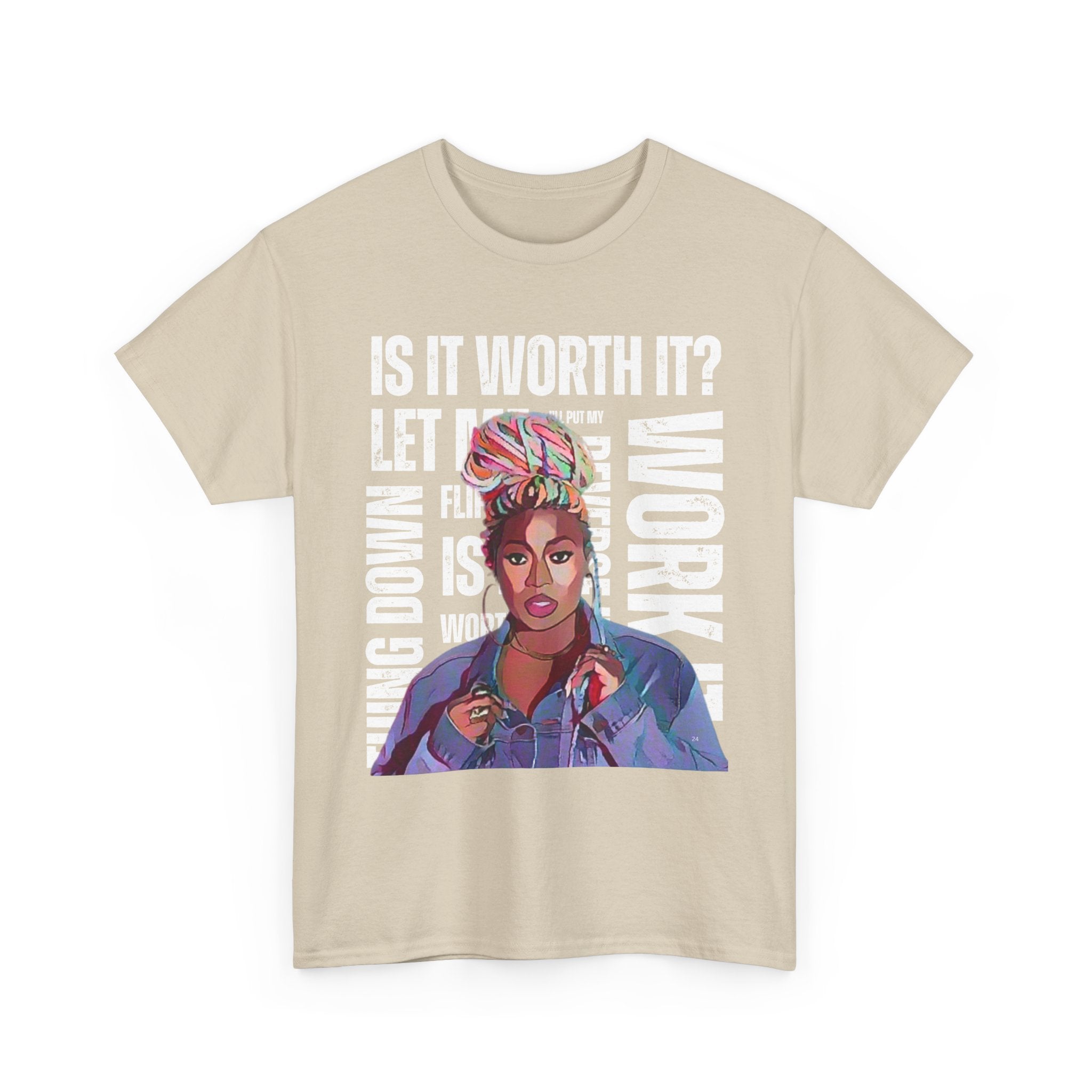 Missy Elliot Graphic Tee — “Is It Worth It? Let me Work It”