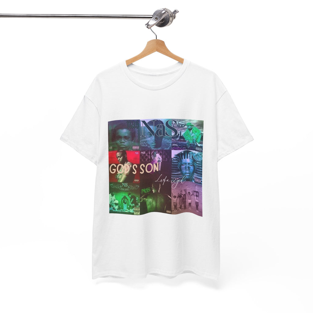 NAS Graphic Tee — Album Covers Retro Collage T-Shirt