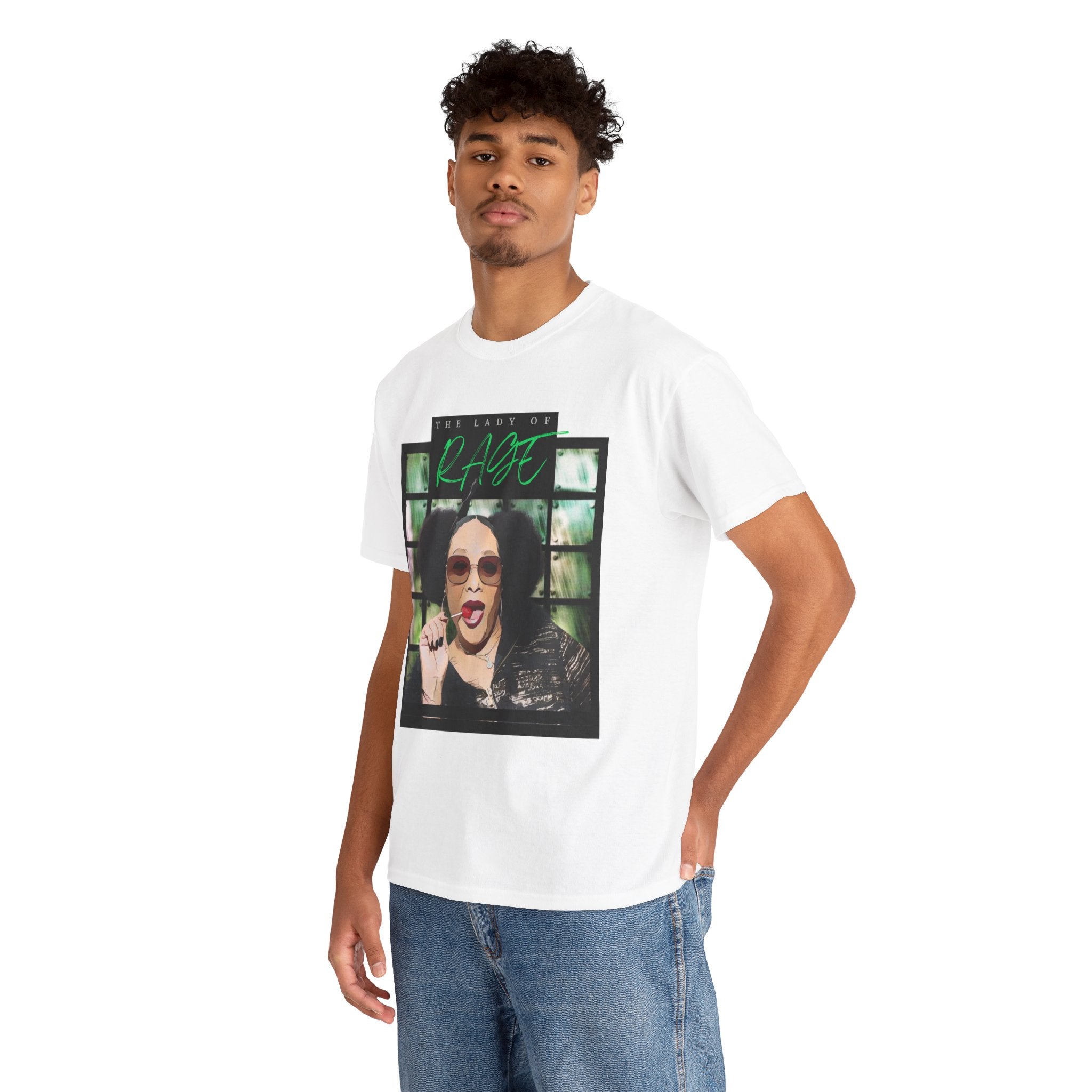 The Lady of Rage - Retro Catroon Graphic Album Cover Tee