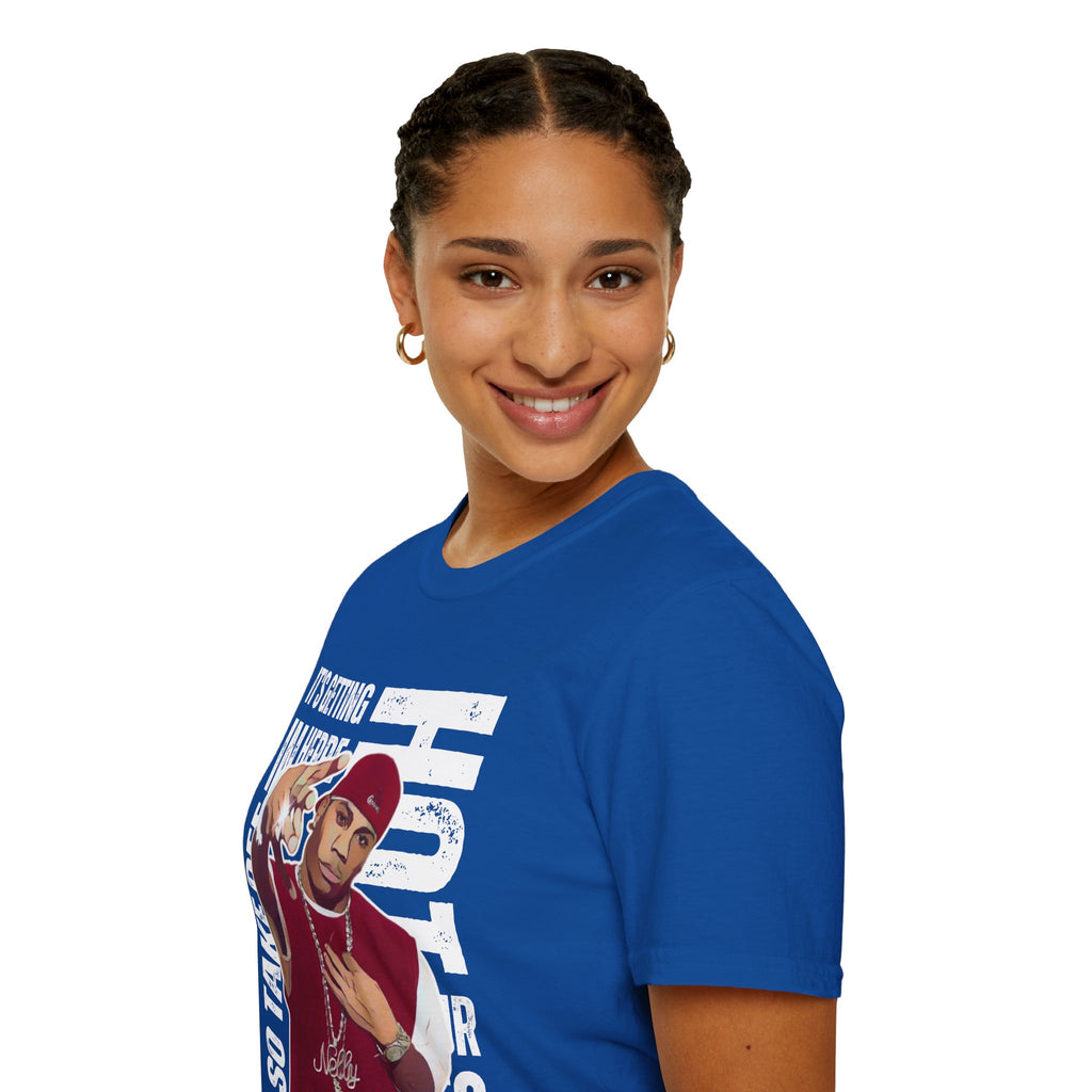 Nelly Hip-Hop Graphic T-Shirt – “It’s Getting Hot In Here” Rap Cartoon GraphicTee