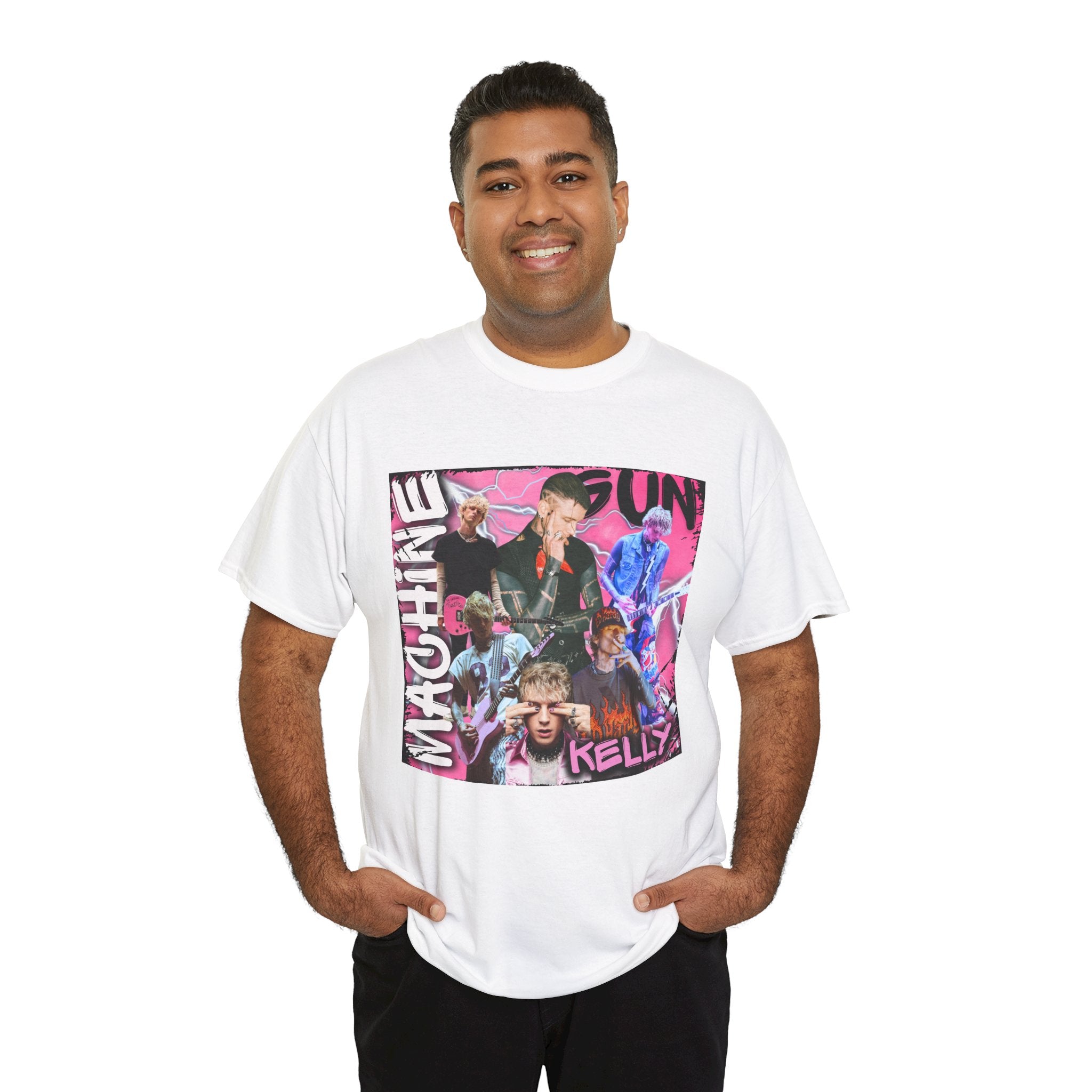 MGK  - 'Machine Gun' Kelly - Retro Collage Graphic Tee