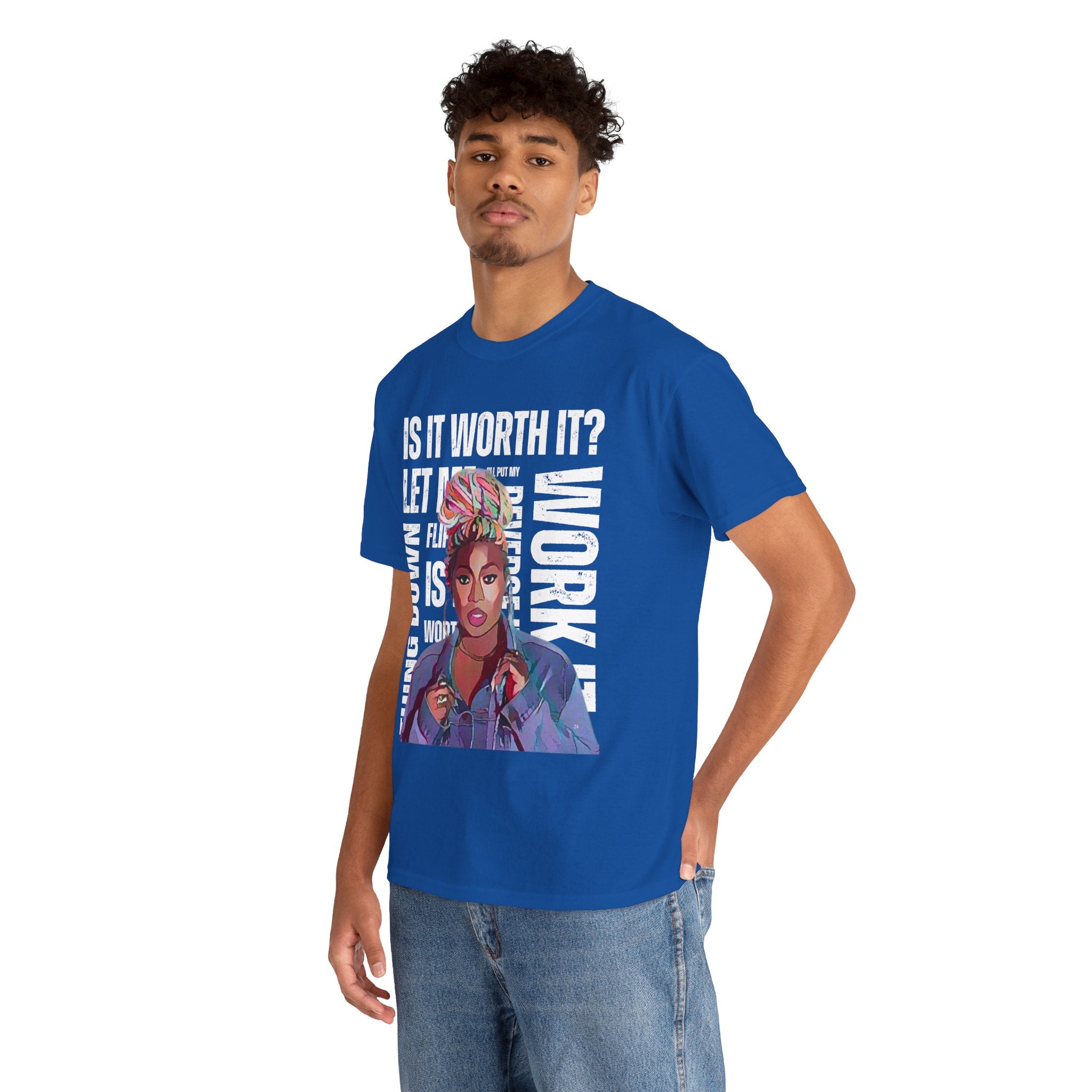 Missy Elliot Graphic Tee — “Is It Worth It? Let me Work It”