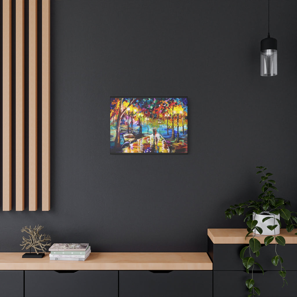 The Calm Storm - Original Colorful Canvas Print