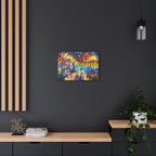 The Calm Storm - Original Colorful Canvas Print