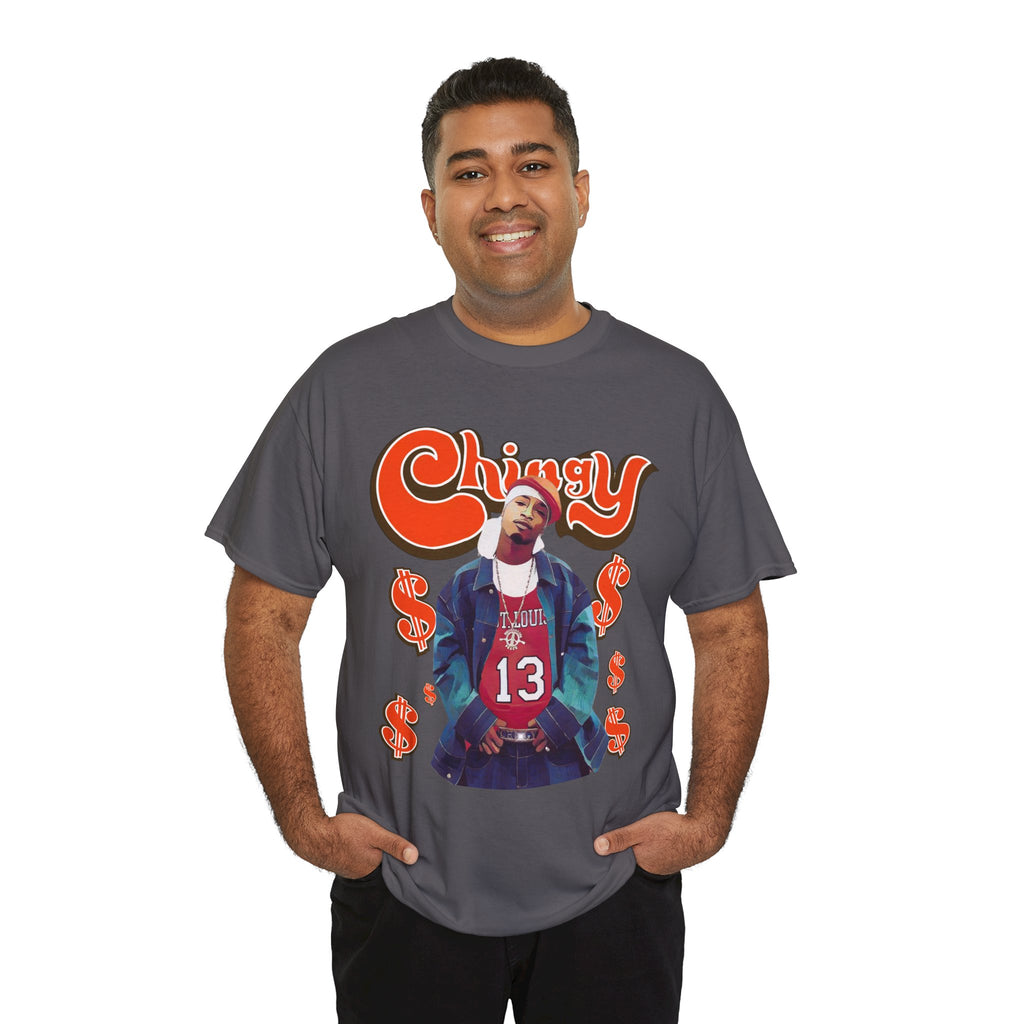 Chingy Retro Rap Tee — "Chingy" Graphic Shirt with Dollar Sign Motif