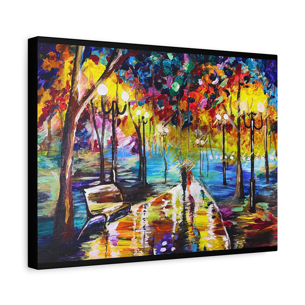 The Calm Storm - Original Colorful Canvas Print