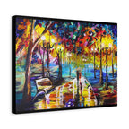 The Calm Storm - Original Colorful Canvas Print