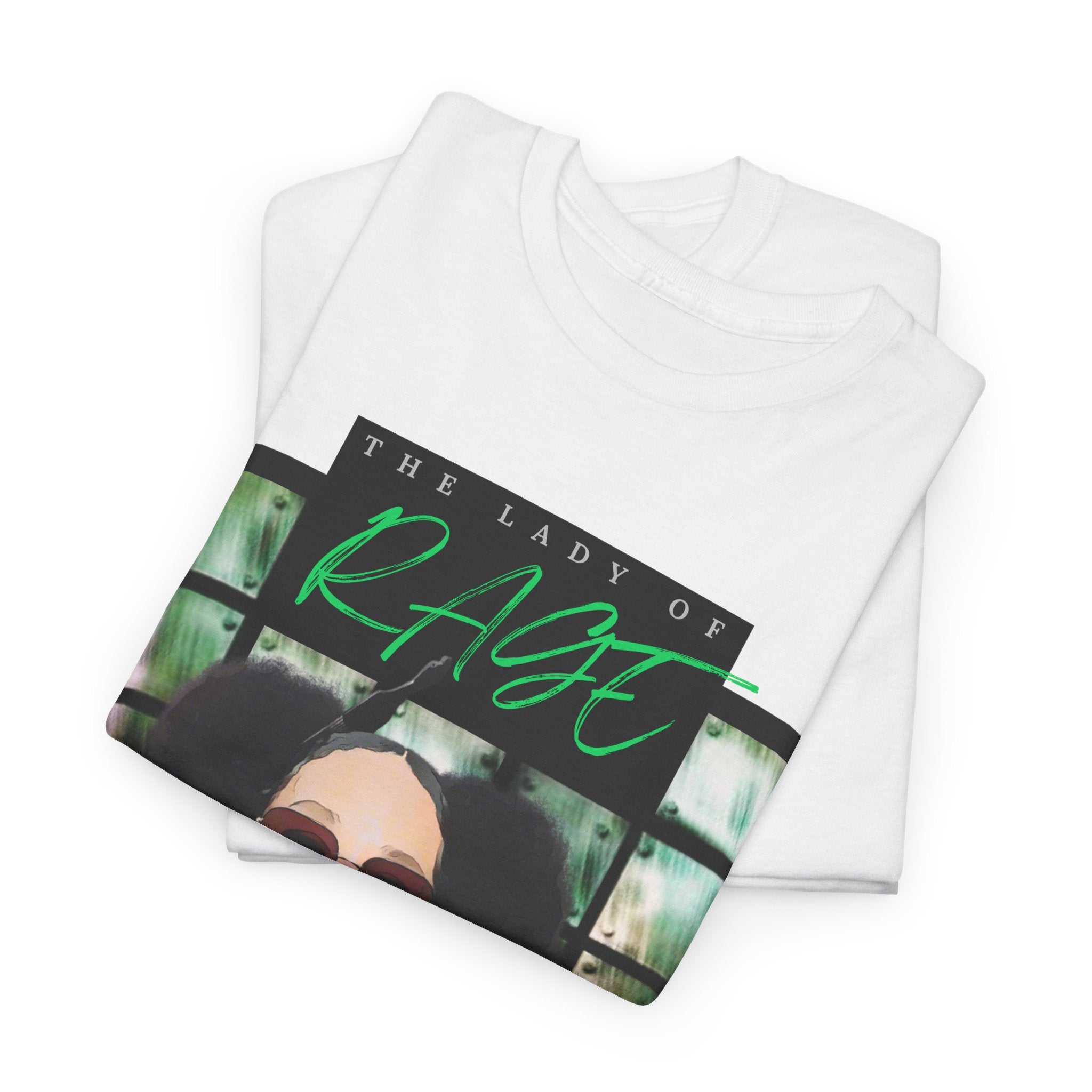 The Lady of Rage - Retro Catroon Graphic Album Cover Tee