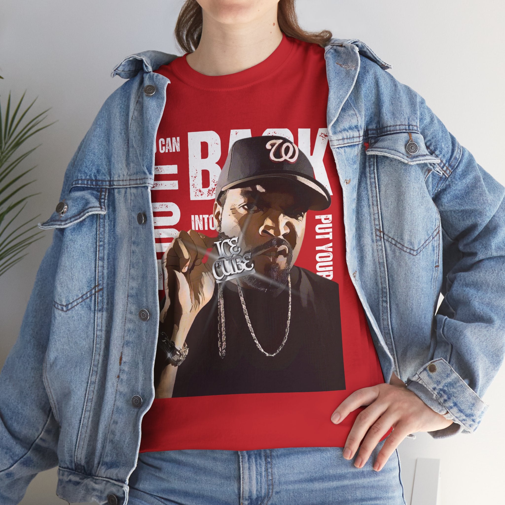 Ice Graphic Tee — "You Can Do It, Put Your Back Into It" Streetwear