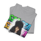 Sza Portrait Graphic Tee — Colorful Retro SZA Fan Shirt