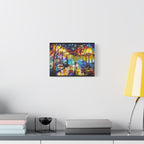 The Calm Storm - Original Colorful Canvas Print