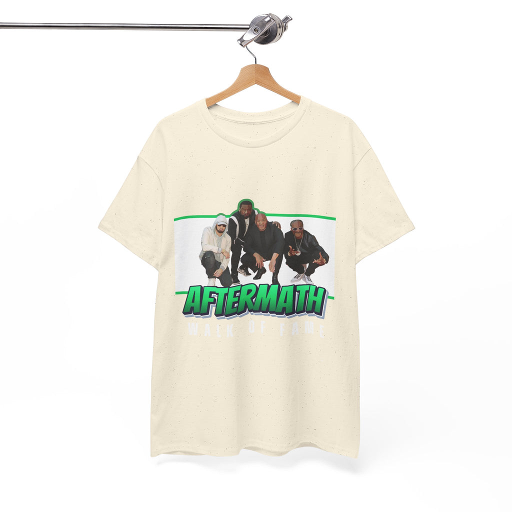 Em, Dre, Snoop, 50 - Unisex Heavy Cotton Tee - "Aftermath" Walk of Fame Graphic Tee