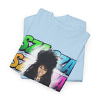 Sza Portrait Graphic Tee — Colorful Retro SZA Fan Shirt