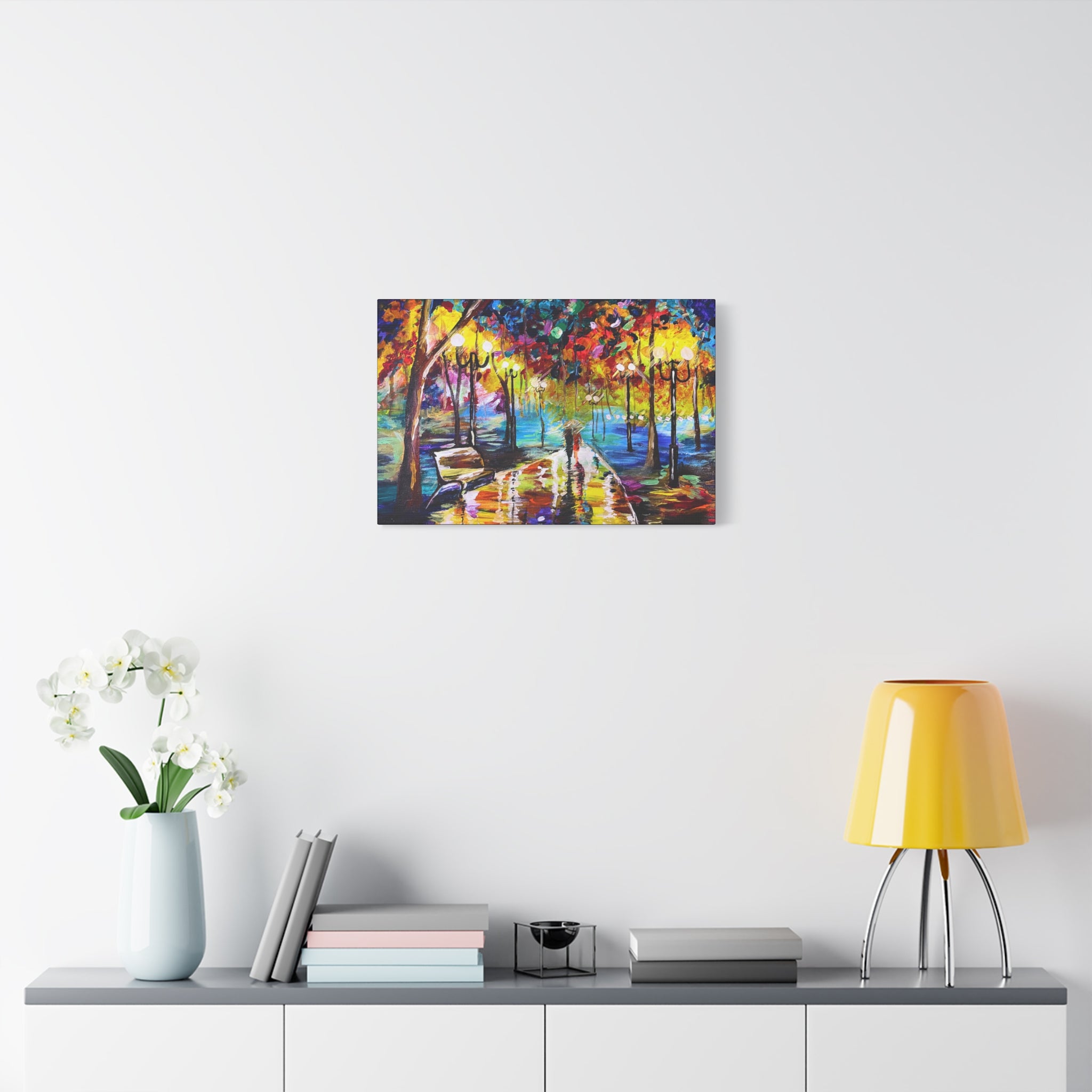 The Calm Storm - Original Colorful Canvas Print