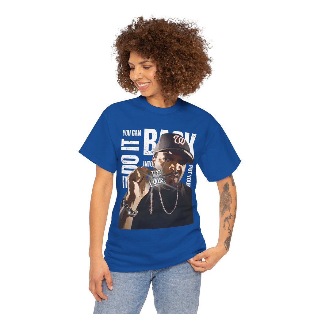 Ice Graphic Tee — "You Can Do It, Put Your Back Into It" Streetwear