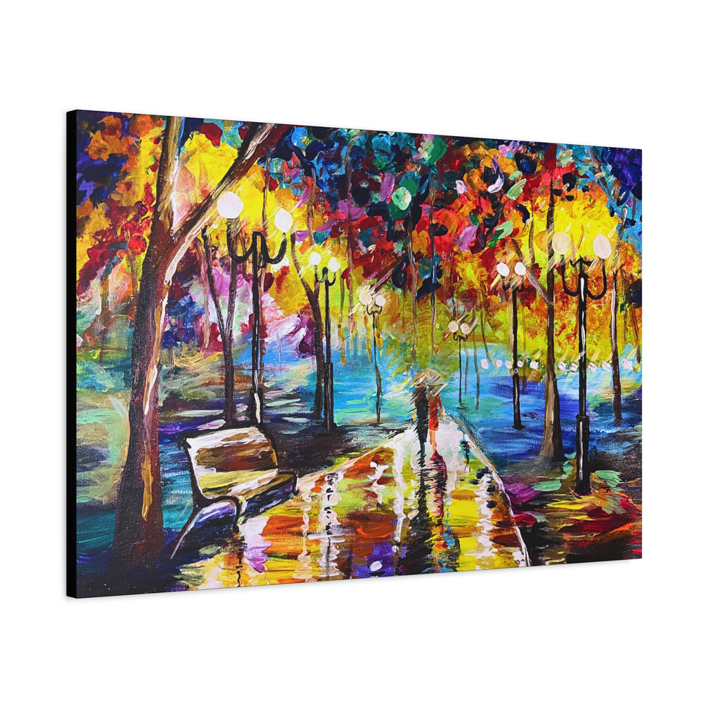 The Calm Storm - Original Colorful Canvas Print