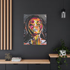 'Unbound' - Abstract Colorful Woman Portrait Canvas - Modern Expressionist Wall Art