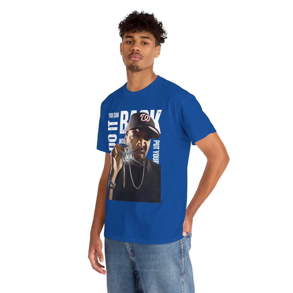 Ice Graphic Tee — "You Can Do It, Put Your Back Into It" Streetwear