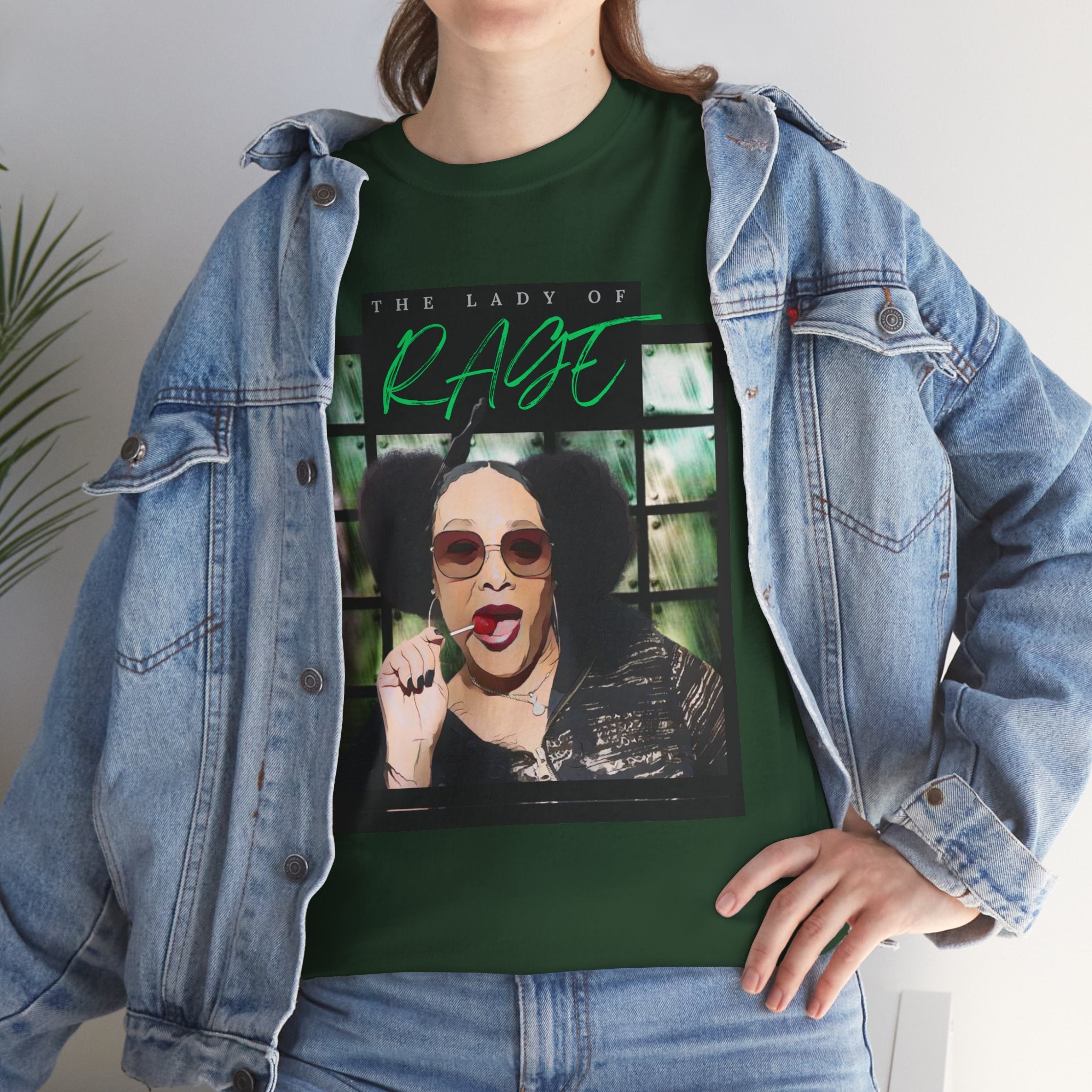 The Lady of Rage - Retro Catroon Graphic Album Cover Tee