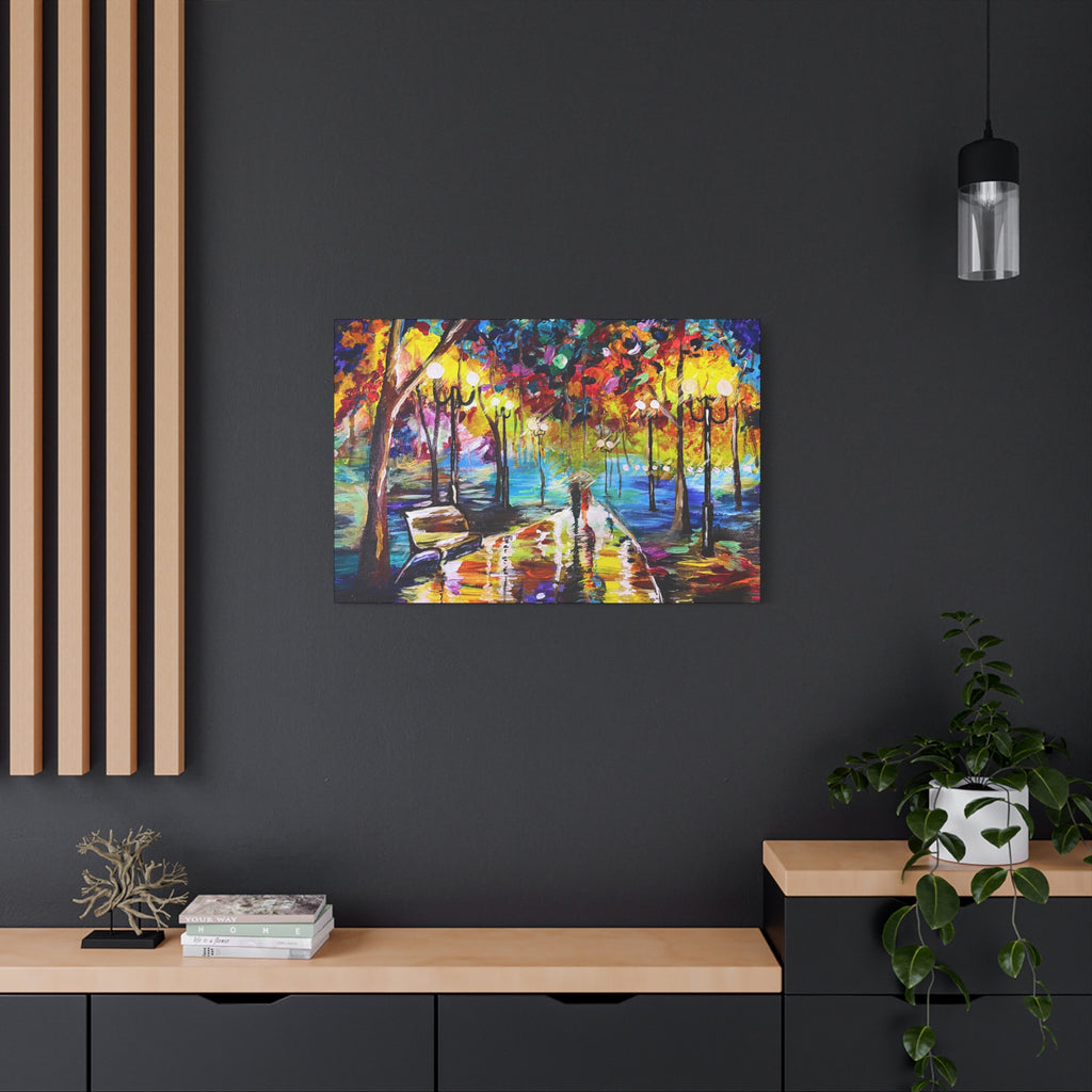 The Calm Storm - Original Colorful Canvas Print