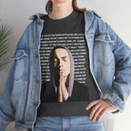 "Headlights" lyrics – Rap Icon Graphic T-Shirt with Lyrics Background