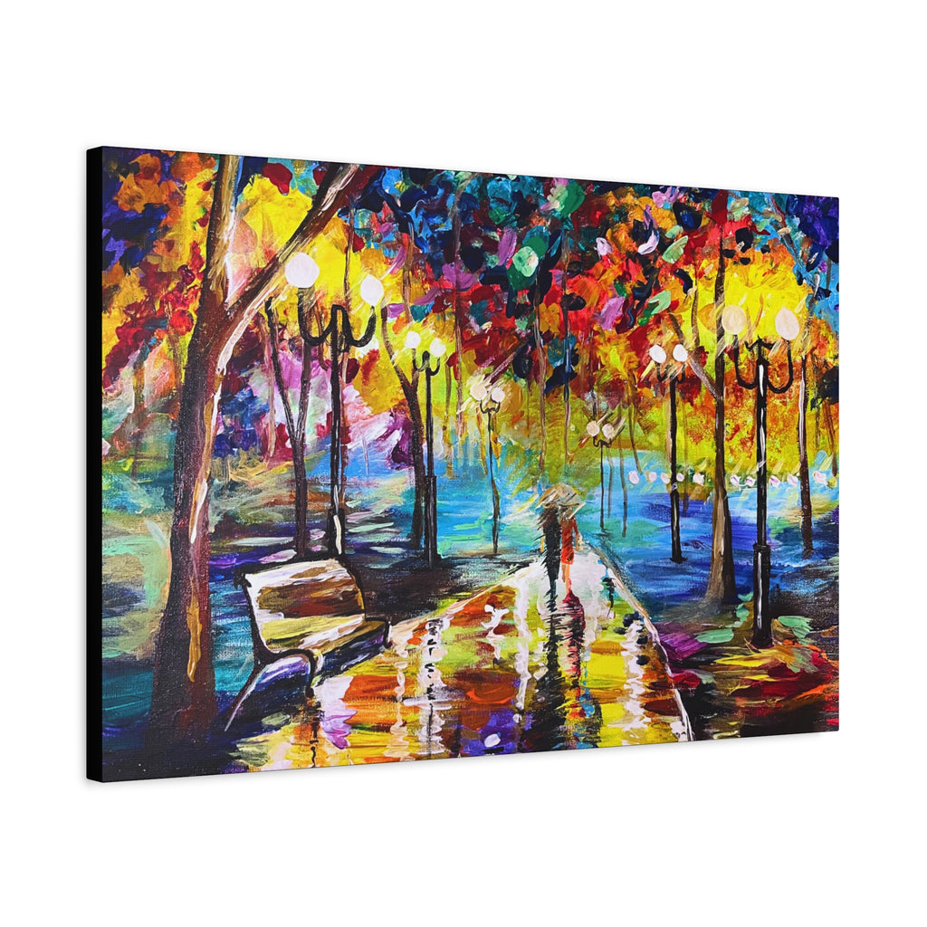The Calm Storm - Original Colorful Canvas Print